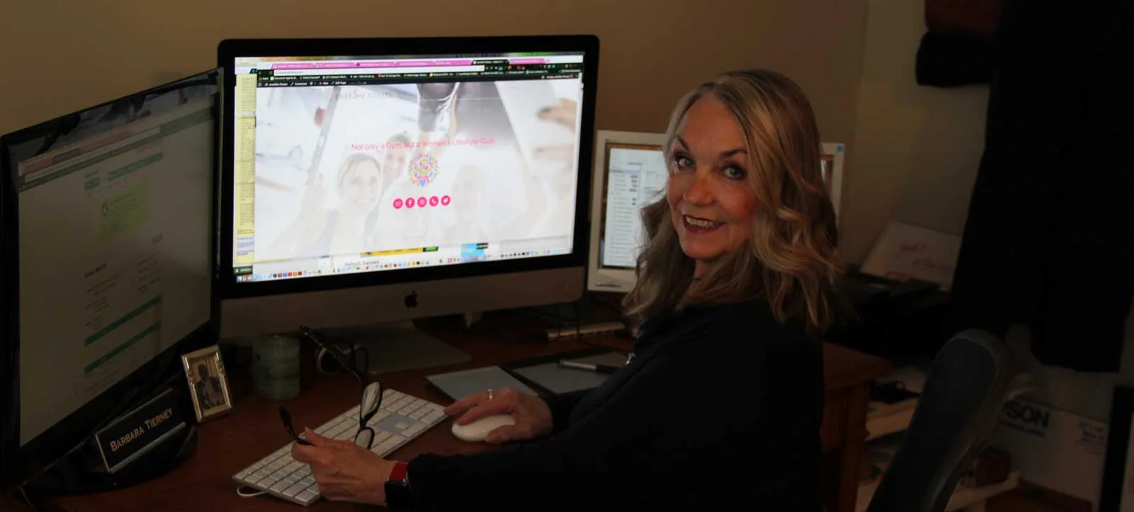 Barbara Tierney Working