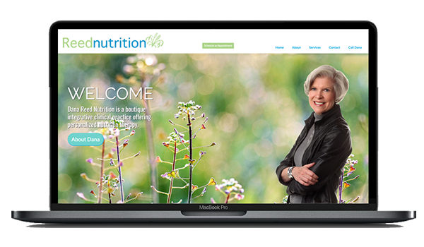 Reed Nutrition Website Design