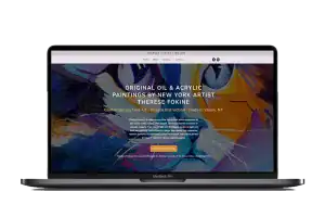 Therese Fokine Fine Art Website Design Sample