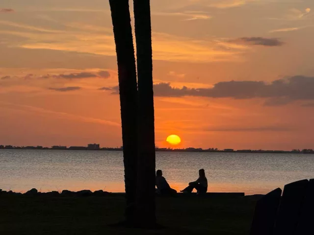 Sunset on Sarasota Bay