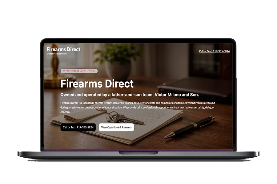 Firearms Direct Estate Sale Gun Help Portfolio image